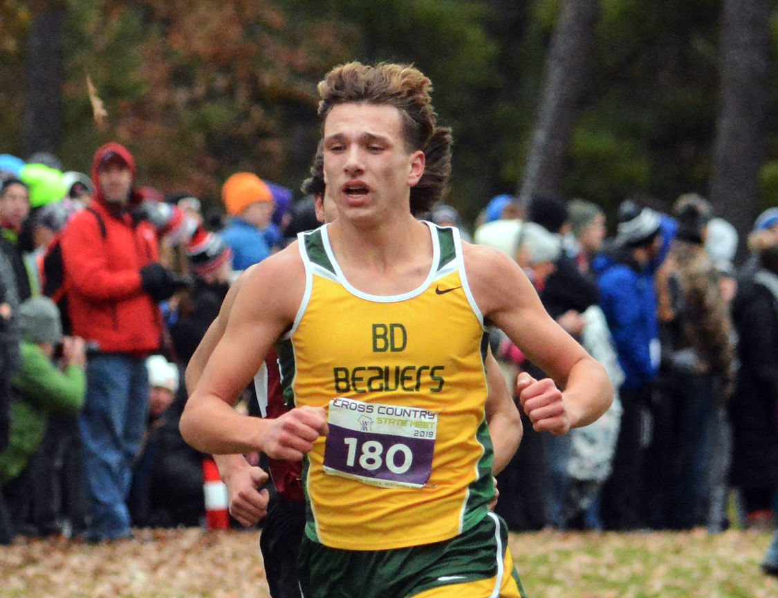 WIAA state cross country photo: Gavin Czarnecki, Beaver Dam